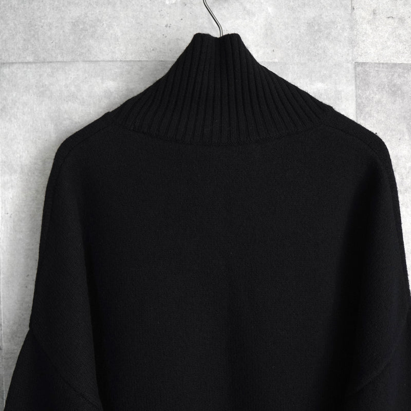 アミパリ アミ パリス タートルネック ハート ニット ブラック / レッド