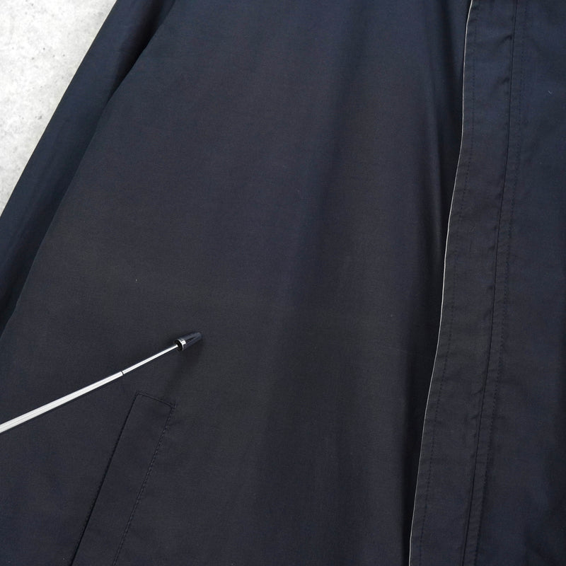 イヴ サンローラン ヴィンテージ YSLロゴ ブルゾン ジャケット ネイビー / ベージュ