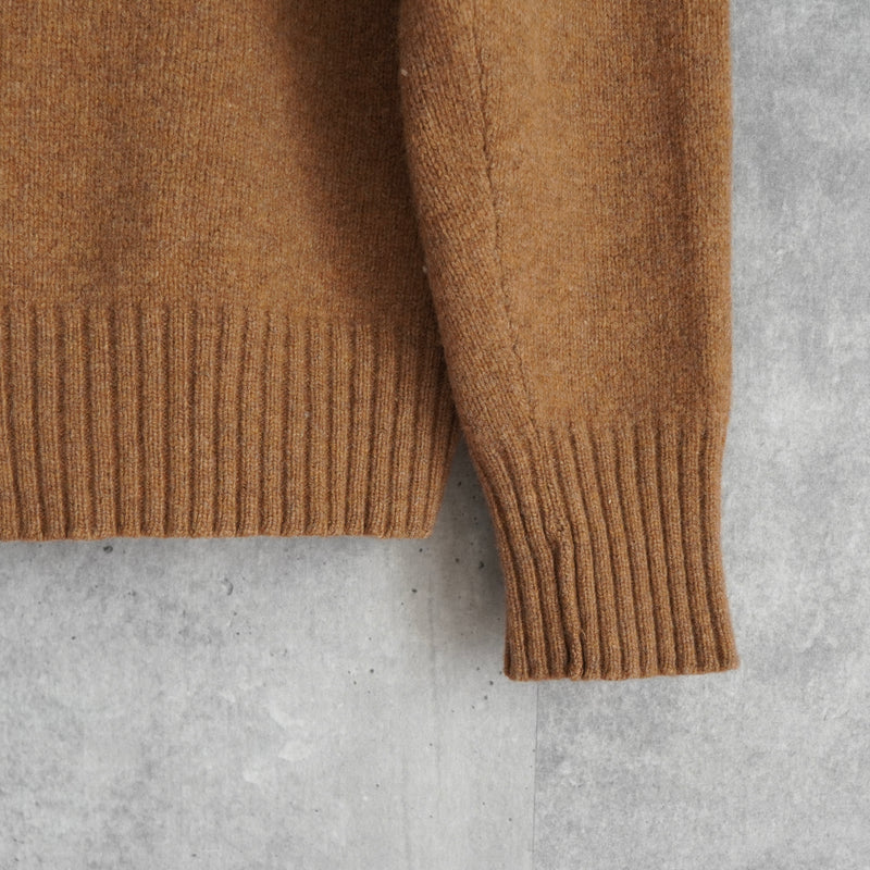 ポロ ラルフローレン スモールポニーロゴ ニット キャメル