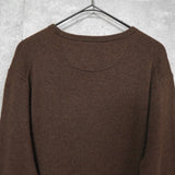 ポロ ラルフローレン スモールポニー ウール ニット ブラウン