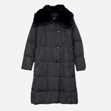 マックスマーラ ファー ダウンコート ブラック レディース