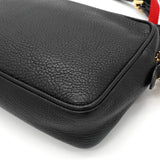 ミュウミュウ ロゴ レザー ショルダーバッグ ブラック レディース