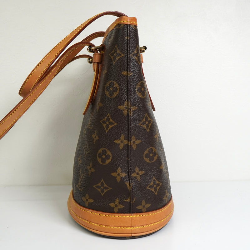 ルイ ヴィトン モノグラム バケットPM ブラウン M42238