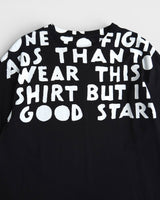 メゾン マルジェラ AIDS TEE エイズ Tシャツ ブラック メンズ