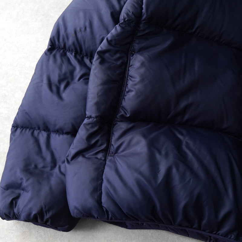 ザ ノースフェイス ヌプシ ロゴ ダウンジャケット ネイビー