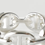 エルメス シェーヌダンクル アンシェネ 2025年製 シルバー925 指輪 リング 50サイズ / 9.5号