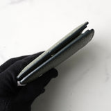 メゾン マルジェラ 四つタグ レザー 二つ折り財布 コンパクトウォレット カーキ 箱付き