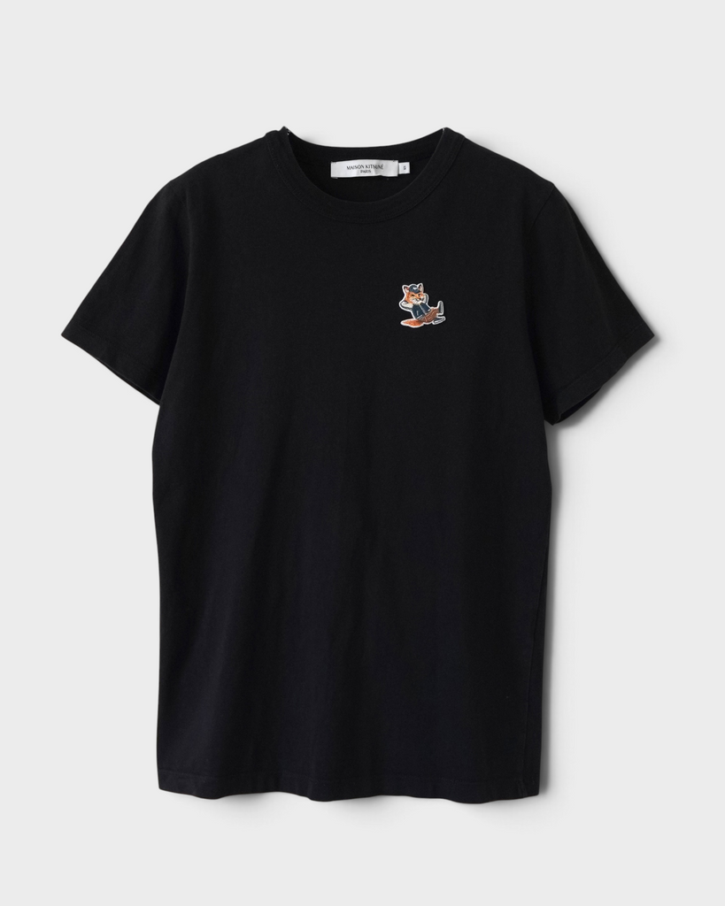 メゾン キツネ チラックスフォックス Tシャツ ブラック XS レディース