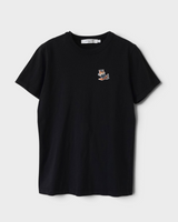 メゾン キツネ チラックスフォックス Tシャツ ブラック XS レディース