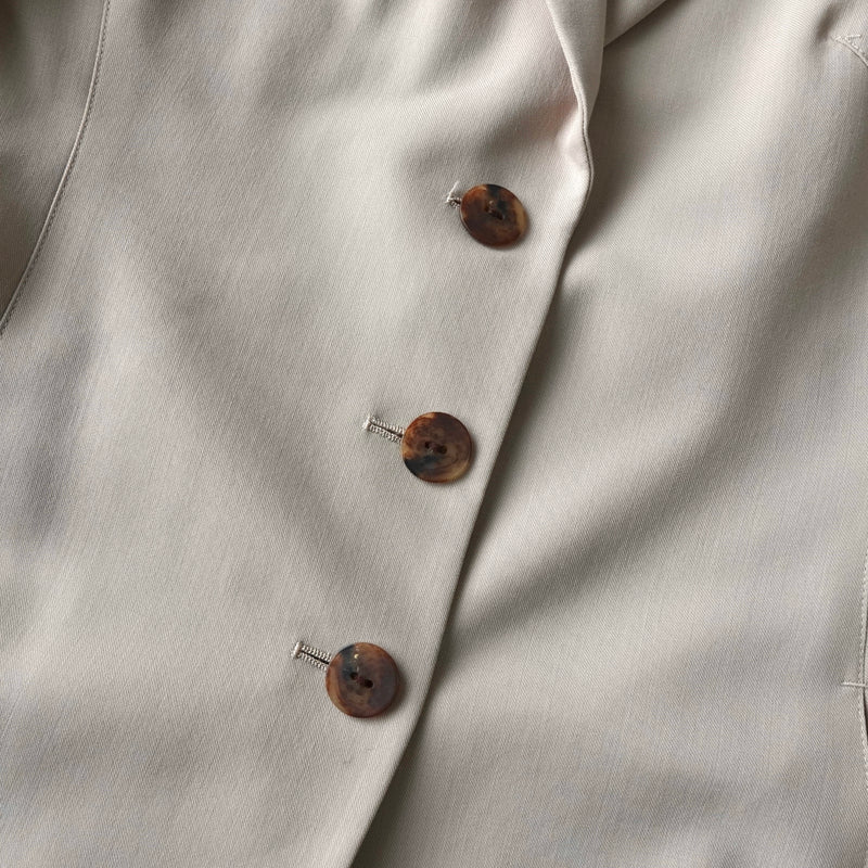 Jean Paul Gaultier Classic Single Breasted Suit in Beige