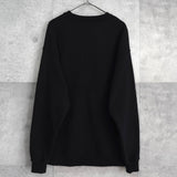 アクネ ストゥディオズ ロゴパッチ スウェット ブラック