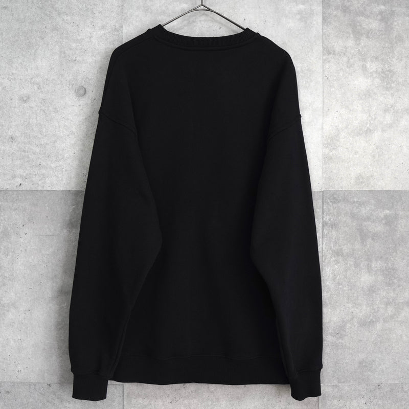 アクネ ストゥディオズ ロゴパッチ スウェット ブラック