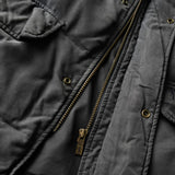 イヴサンローラン ヴィンテージ ボア襟 ダウンジャケット ネイビー