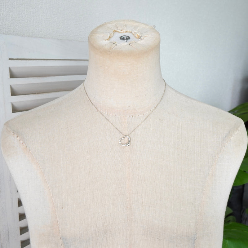 ティファニー オープンハート ネックレス シルバー925