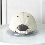 アミパリ アミ パリス ハートロゴ キャップ アイボリー