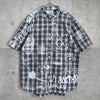 Palace Paint Check Short Sleeve Shirt, Blue