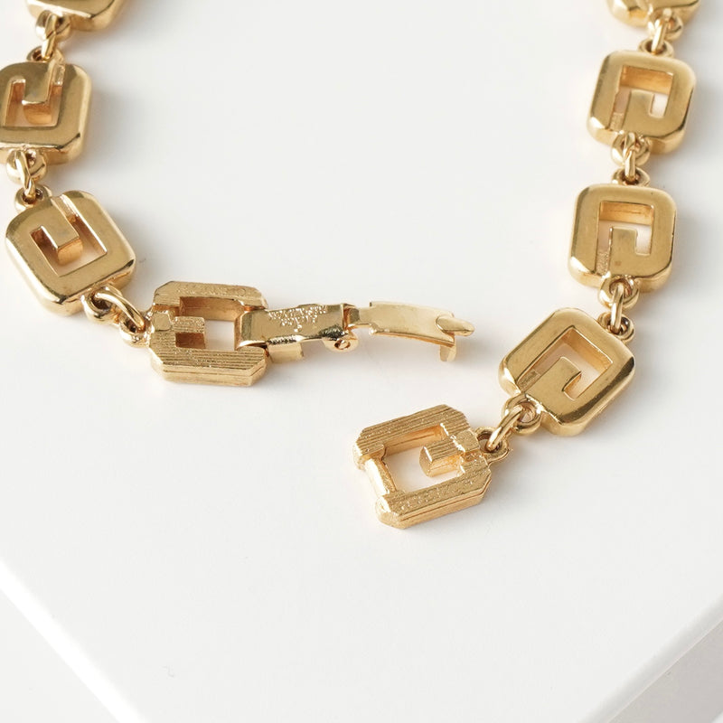 ジバンシィ ヴィンテージ Gロゴ ブレスレット GP ゴールド