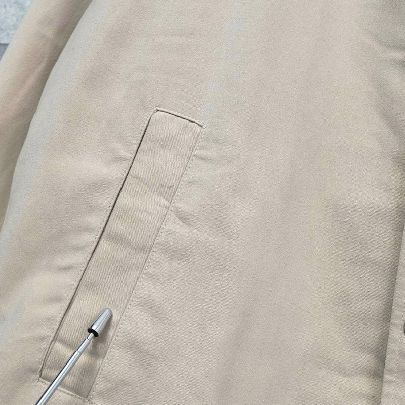 イヴ サンローラン ヴィンテージ YSLロゴ ブルゾン ジャケット ベージュ / モスグリーン