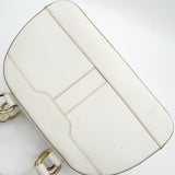 バーバリー レザー ハンドバッグ ホワイト