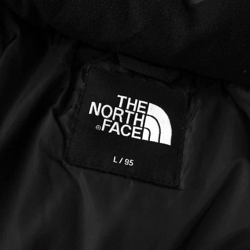 ザ ノースフェイス ドライベント ロゴ ロング丈 ダウンジャケット ダウンコート ブラック