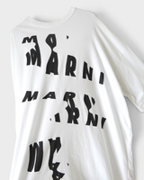 マルニ オーバーサイズ Tシャツ ホワイト サイズ48 メンズ レディース