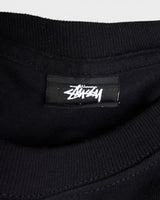 International L/S Tee ステューシー 長袖Tシャツ ロンT ブラック L メンズ
