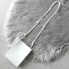 Jil Sander Tangle 白色小号皮革单肩包