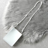 Jil Sander Tangle 白色小号皮革单肩包