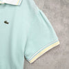 Lacoste 徽标贴片网球衫，女式短袖 Polo 衫
