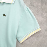 Lacoste 徽标贴片网球衫，女式短袖 Polo 衫