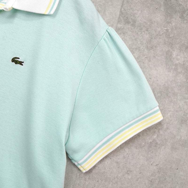 Lacoste 徽标贴片网球衫，女式短袖 Polo 衫