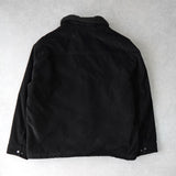 リーバイス SHERPA LINED TRUCKER JACKET コーデュロイ襟 ボアジャケット ブラック メンズ