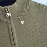 90's｜Logo Half-zip Sweater