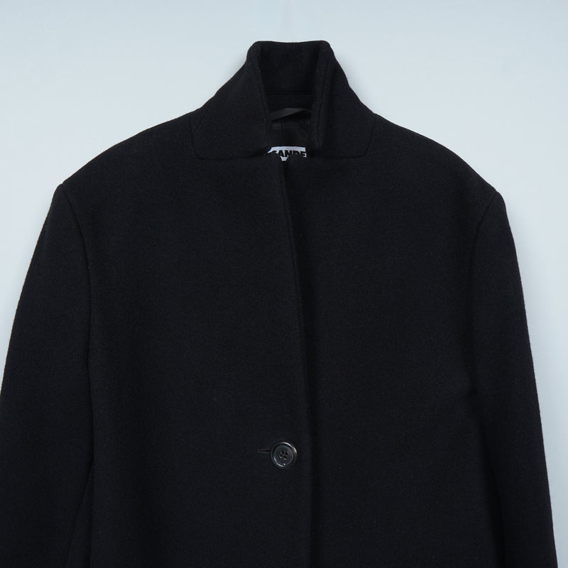 ジルサンダー チェスターコート ウールコート ブラック レディース