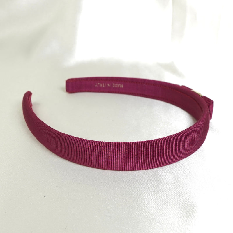 サルバトーレ フェラガモ ヴァラ リボン カチューシャ ピンク