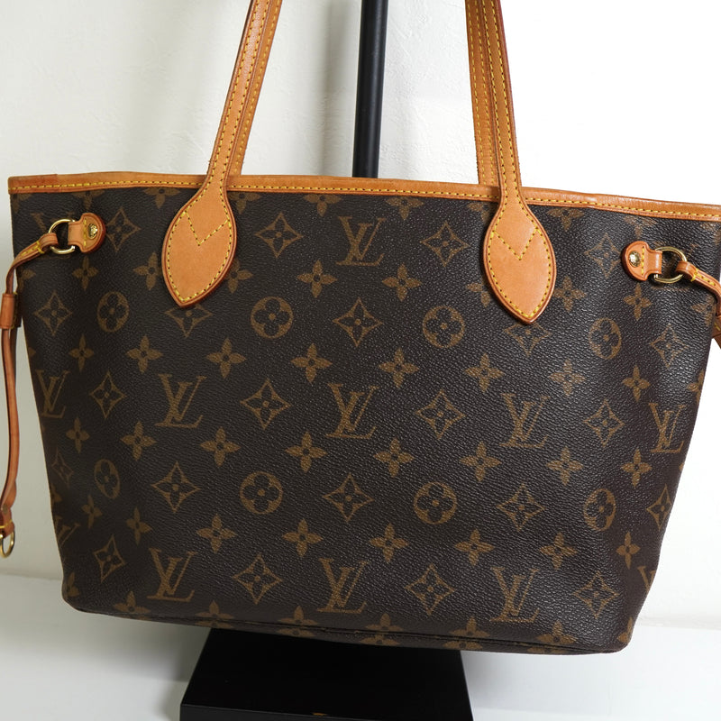 ルイ ヴィトン モノグラム ネヴァーフルPM トートバッグ ブラウン M40155