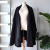バーバリー アルパカ混紡 ガウンコート ブラック レディース