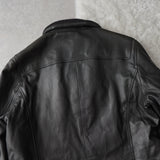 High-neck Leather Jacket