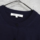 メゾンキツネ フォックスパッチ カーディガン ネイビー レディース