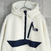 ザ ノースフェイス RIMO Fleece Anorak Hood Jacket ロゴ ハーフジップ ボア フリースジャケット ホワイト