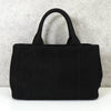 プラダ カナパ キャンバス 2way ハンドバッグ ショルダーバッグ ブラック