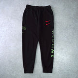 ナイキ DOUBLE SWOOSH ロゴ セットアップ スウェット スウェットパンツ ブラック