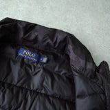 ポロ ラルフローレン カモ柄 ダウンベスト ブラック / グレー