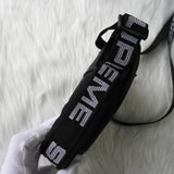Supreme Logo 尼龙黑色 Pochette 单肩包