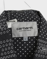 カーハート WIP S/S HEART BANDANA SHIRT 半袖シャツ ブラック L メンズ