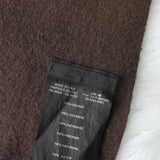 プラダ ロゴ カシミヤ マフラー ブラウン