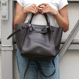 セリーヌ ビッグバッグ スモール レザー 2way ハンドバッグ ショルダーバッグ ブラウン