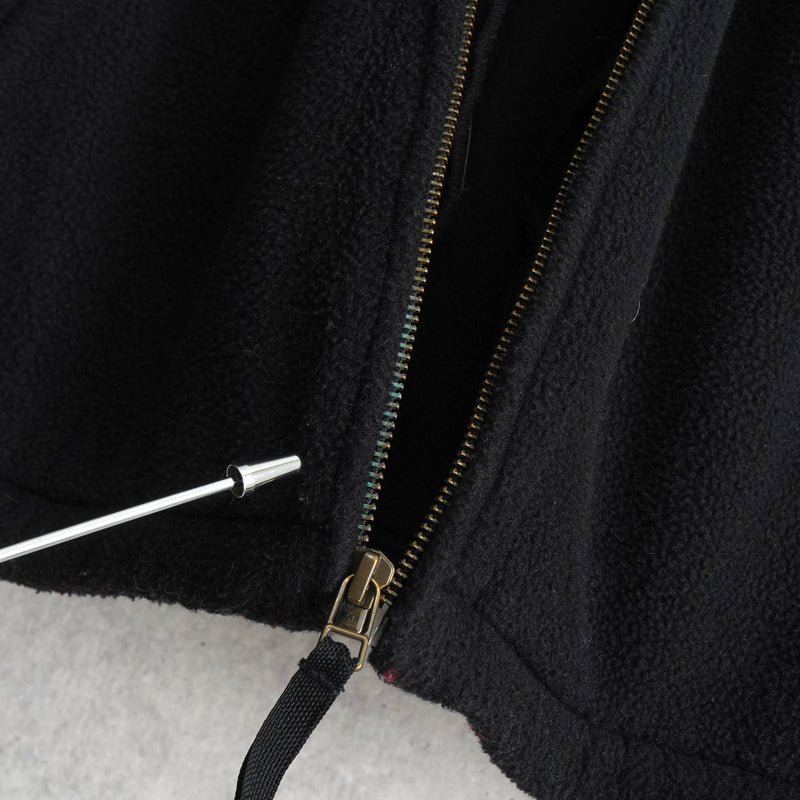 ポロ ラルフローレン スモールポニーロゴ フリース ジャケット ブルゾン ブラック メンズ