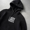 ステューシー チェッカーロゴ パーカー フーディー ブラック