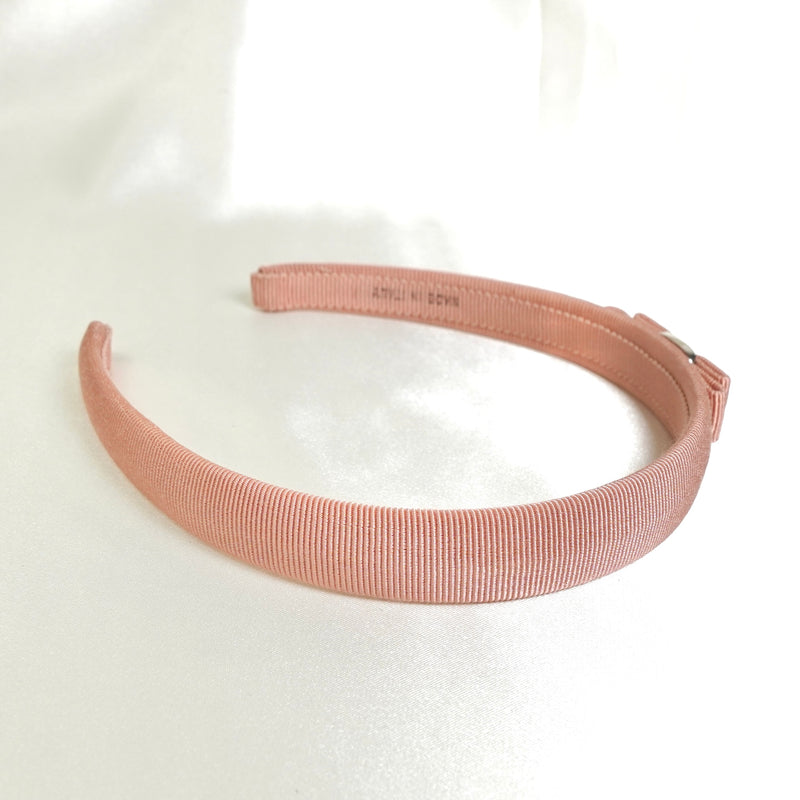 サルバトーレ フェラガモ ヴァラ リボン カチューシャ ピンク